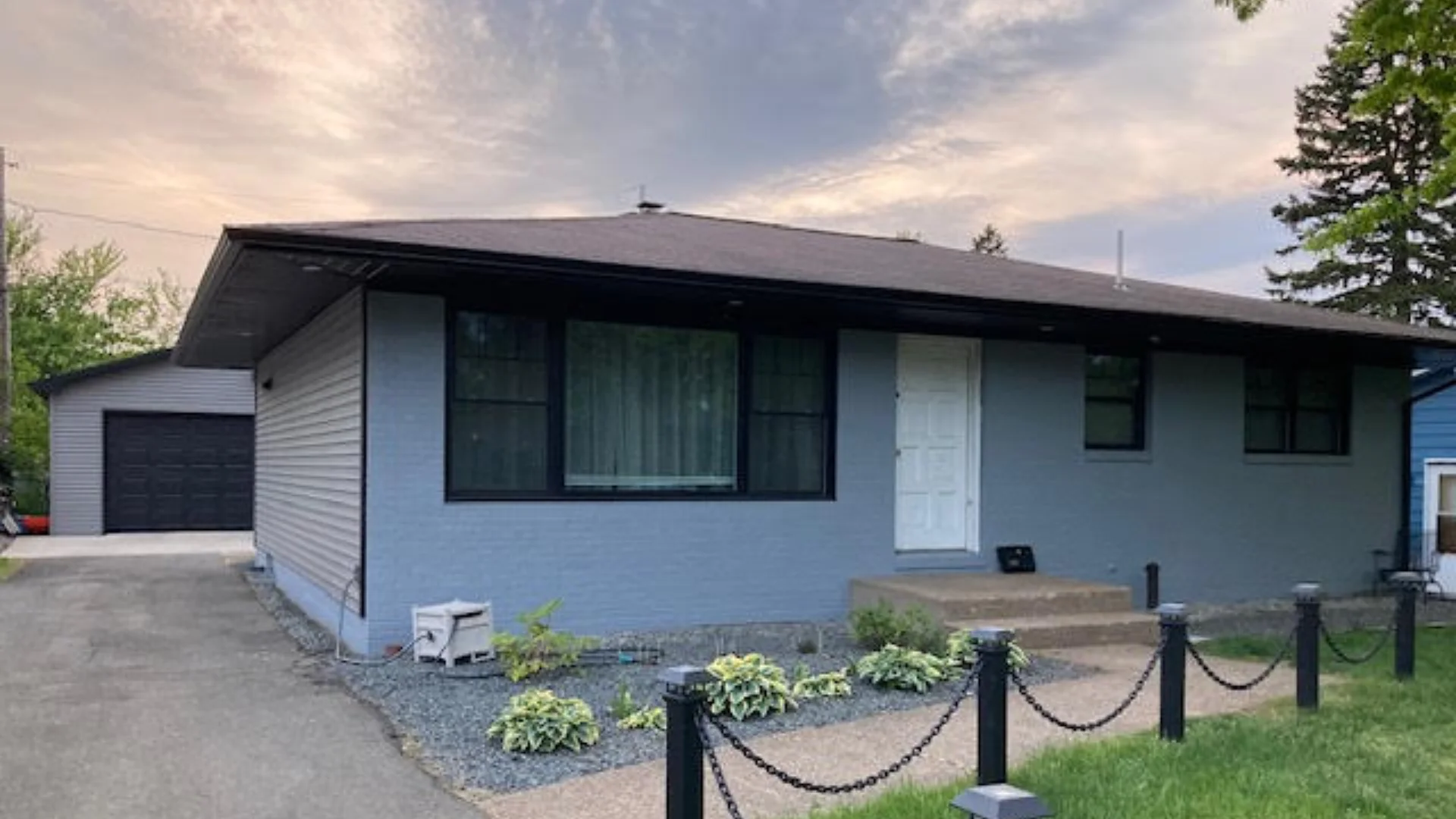 Exterior siding work